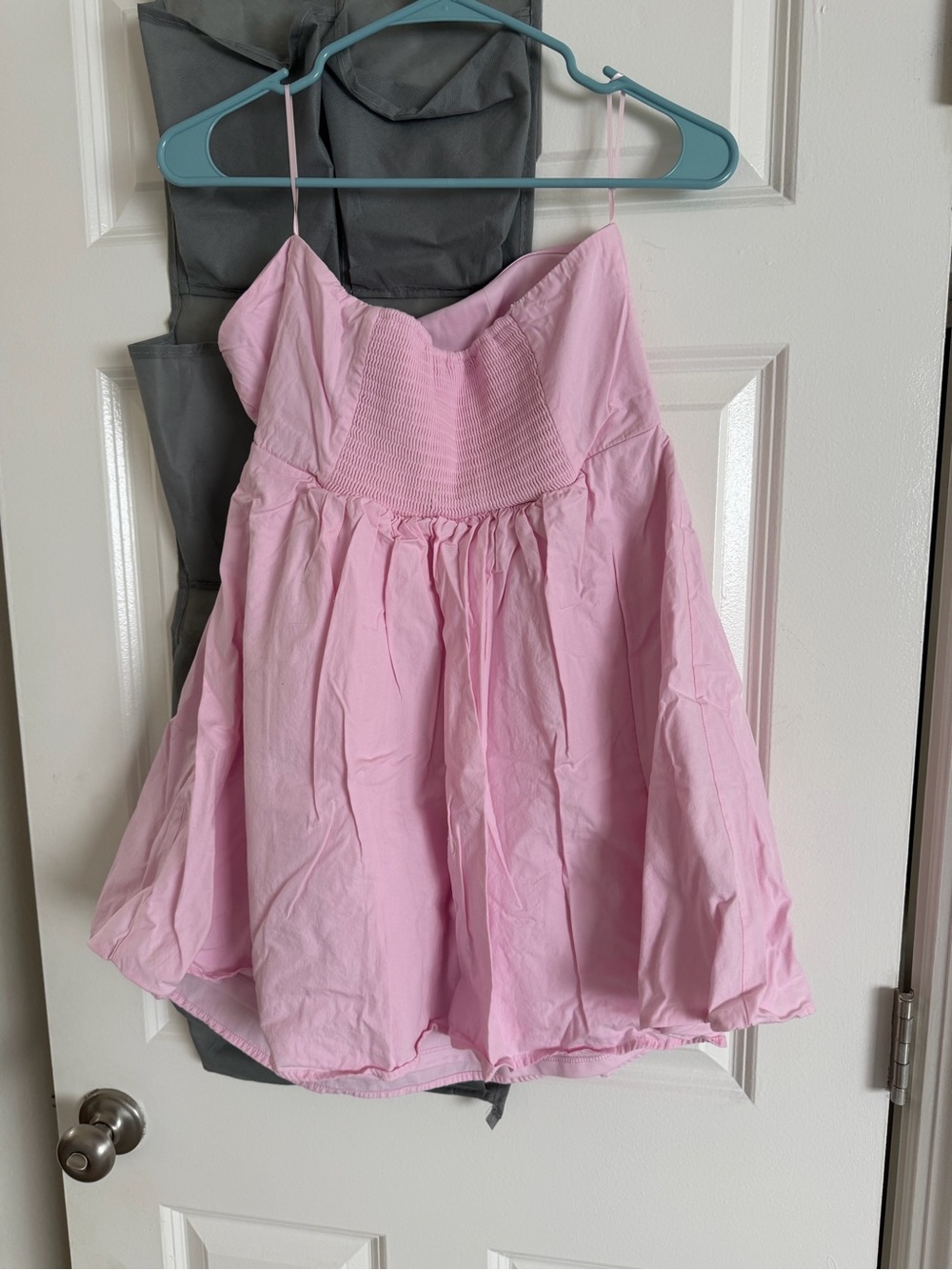 Girls' Pink Smocked Bodice Sundress